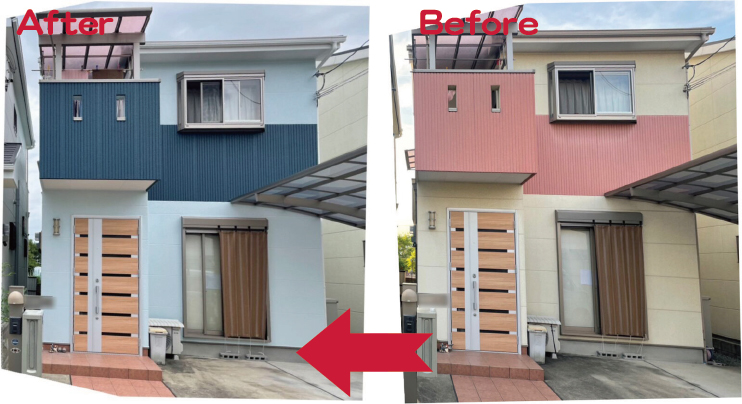 外壁塗装BeforeAfter